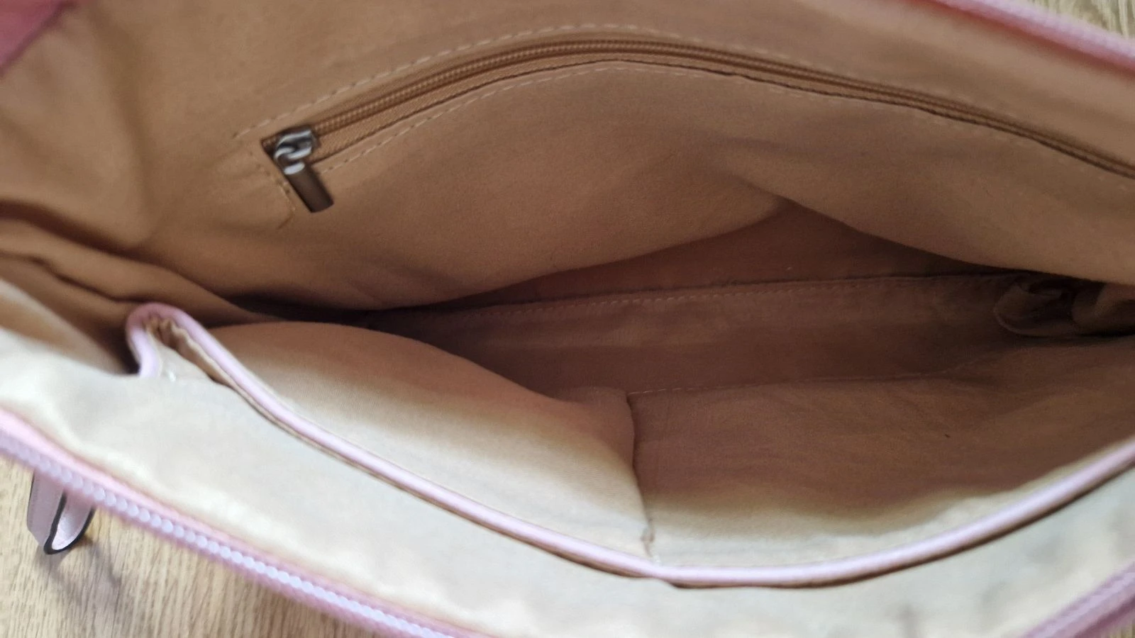 Bolso de mano rosa con pedrería plateada, correa desmontable – photo 8